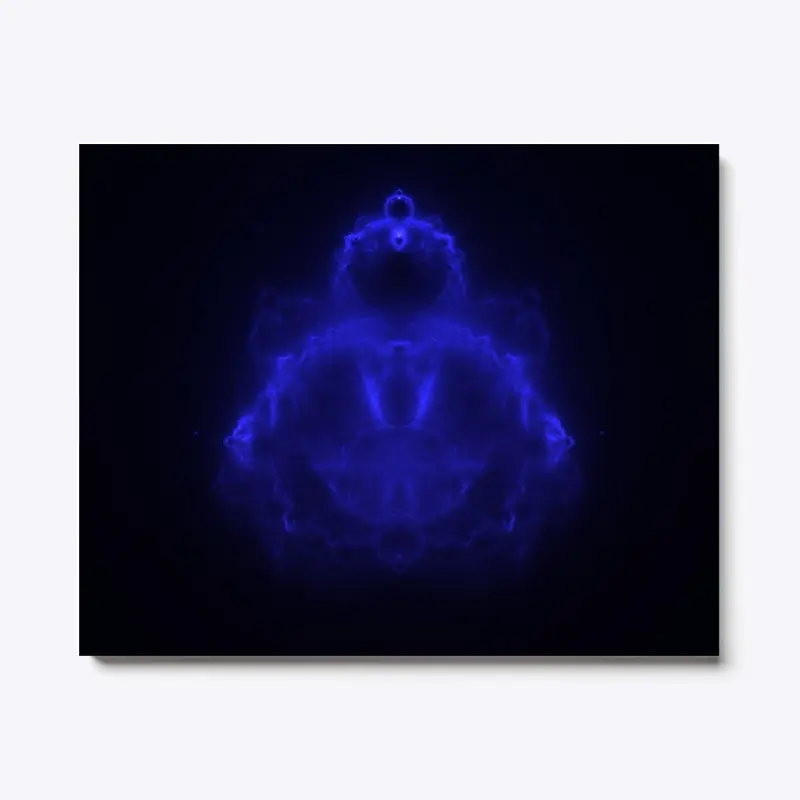 Buddhabrot Fractal Blue